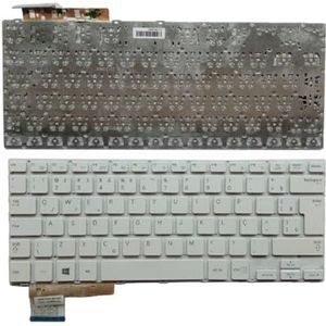 Amerikaans Latijns-Braziliaans laptoptoetsenbord voor Samsung 915S3G NP915S3G 905S3G NP905S3G 910S3G NP910S3G notebook-pc(BR White)