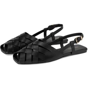 Michael Kors Irene Sling Flat Pump voor dames, Zwart, 37 EU