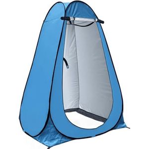 Draagbare buitendouchetent, pop-up privacytent, zonwering UPF 50+en waterdichte tent campingtoilet, geschikt voor kamperen, strand, wandelen (kleur: A)