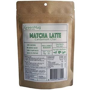 GreenMug- Matcha Chai Latte- 75grams-Matcha groene thee uit Japan-Matcha poeder-ook ideaal voor smoothies