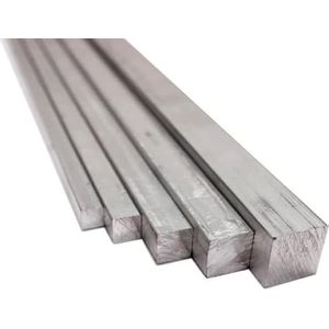 304 Roestvrij staal Flat Bar, 304 roestvrij stalen vierkante staaf 5 mm 6 mm 8 mm 10 mm 12 mm 16 mm -60 mm lengte 100 mm 200 mm 300 mm 400 mm 500 mm stalen lineaire as, 1 stuks(Length 200mm 1pc,80x80m