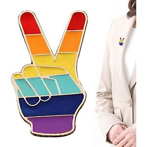 Regenboog broche pinnen - Regenboog broche revers speld,Rugzak Broche Regenboog Broches Revers Pin LGBTQ Pride Pins Voor Dames En Heren Xinme