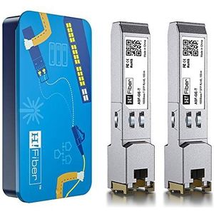 1G SFP RJ45 Module, 1000Base-T SFP Copper RJ45 Transceiver for Cisco GLC-T/SFP-GE-T, Meraki MA-SFP-1GB-TX, Ubiquiti, Netgear, D-Link, Linksys and Other Open Switches, Up to 100m【2 Pack】