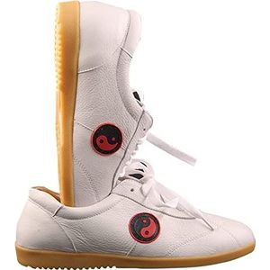 Taekwondo-schoenen, vechtsportschoenen, tai chi, boksschoenen, ademend, licht, hardloopschoenen voor traditionele Chinese taekwond-vechtkunst, Wit, 39 EU
