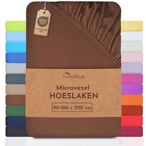 NatureMark - Microvezel Laken - Chocoladebruin - 100% Polyester - Ondersteunt Allergieën