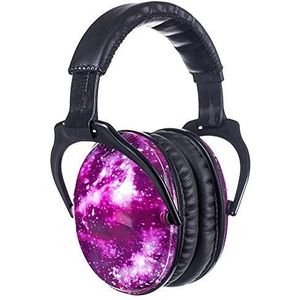 PROTEAR Gehoorbescherming voor kinderen, verstelbare opvouwbare oorbescherming, geluidsbescherming, hoofdtelefoon voor concert, school, festival, gehoorbescherming met SNR 28dB-Nebula