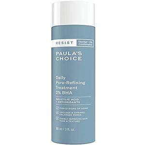 Paula's Choice RESIST Anti-Aging 2% BHA Exfoliant - Gaat Puistjes, Mee-eters & Grove Poriën tegen - Kalmeert de Huid - met Salicylzuur - Gecombineerde tot Vette Huid - 88 ml