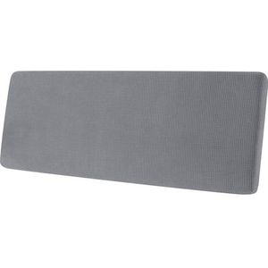 SYLC Bank Zitkussenhoezen Stretch Jacquard, Anti-slip Sofa Kussenhoes Met Elastische Banden, Stoelhoes Voor Caravan RV Auto Camper Motorhome (Light grey,Chaiselongue)