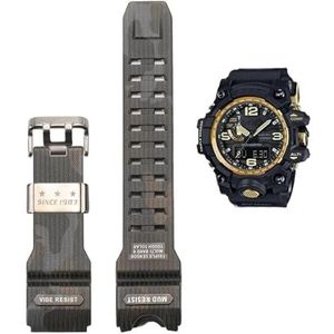 Camouflage Hars Band Geschikt Fit for Casio G-SHOCK GWG-1000 Mudmaster heren Vervanging Band Achteraf Horloge Accessoires (Color : GWG-Camo Grey-S, Size : GWG1000)