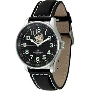 Zeno-Horloge Mens Horloge - X-Large Pilot Open Hart - P554U-a1