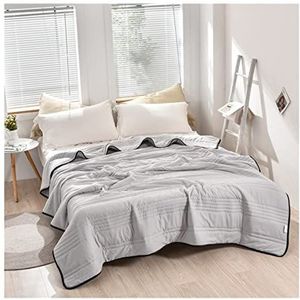 GSJNHY Koeldekens zomer koeldeken voor beddekens voor warme slapers volwassenen thuis paar bed airconditioning dekbed quilt (kleur: I, maat: 180 x 220)