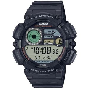 Casio Digitale zwarte wijzerplaat unisex horloge WS-1500H-1AVDF, zwart, riem