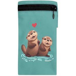 Belidome Leuke Otter Patroon Sport Pols Portemonnee Pouch Bag voor Vrouwen