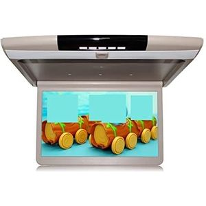 Draagbare dvd-speler voor videospelers op hoofdsteunen in auto's 17.3 Inch Auto Monitor Auto Video Speelt 1080P Multimedia HD Plafond TV Dak Mount Display FM HDMI met HD-roterend scherm (Color : 17.3