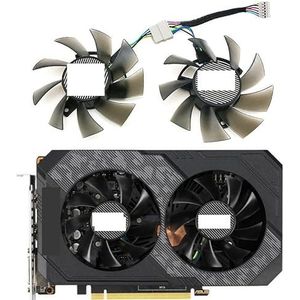 1LOT 75MM T128015BU FD0815U12D TUF GTX 1660TI GPU-ventilator, voor ASUS voor 1660 1660Ti GAMING, RTX 2060 grafische kaartkoelventilator