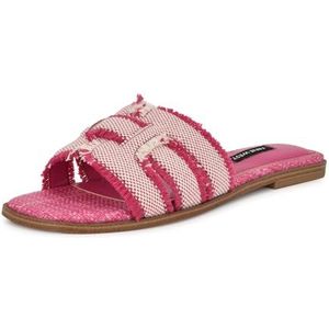 NINE WEST Germanny, platte damessandalen, natuurlijk roze Multi 660, 39 EU, Natuurlijke Rose Multi 660, 39 EU