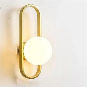 Slaapkamer Verlichting 12W Luxe Wandlamp Voor Woonkamer Slaapkamer Nachtkastje Gang Gangpad Licht Hotels Achtergrond Huis Decoratieve Wandkandelaar Wandlampen Moderne wandlampen (Color : C, Size : C