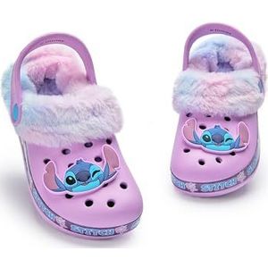 Disney - Lilo & Stitch - Klompen - Paars - Rubberen Slip-ons voor Kinderen met Stitch Karakterbedel