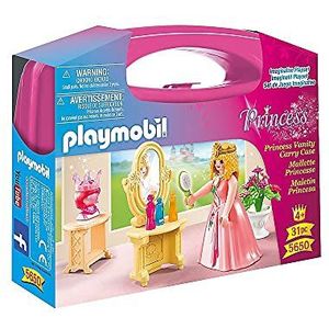 Playmobil Princess Vanity Carry Case - Kinderspeelgoed-figuur, meerkleurig, 4 jaar, kunststof, meisjes, 31 stuks