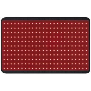 VEVOR Rood lichttherapie voor lichaam, 264 LED's lichttherapie pad met controller, 10Hz puls, 5-30 min timer, 630nm nano-rood en 660nm rood en 850nm rood lichttherapie voor pijnverlichting,