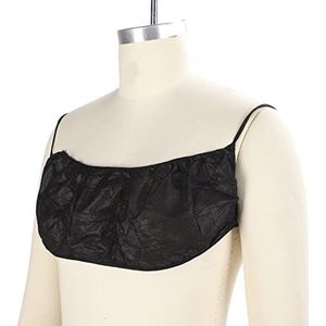 10 stks wegwerp bh's niet-geweven stof wegwerp schoonheidssalon Brassieres top ondergoed, dames wegwerp bh's wegwerp spa top ondergoed brassieres tops voor vrouwen, Wegwerpbeha's (zwart)