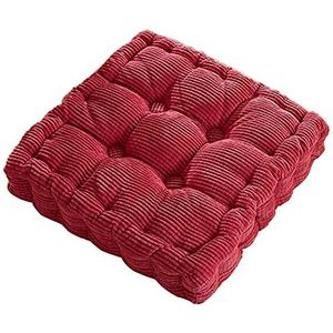 Stoelen, kussens, kussens Vierkant dik zitkussen, veelkleurig, meerdere maten(Rose Red,38x38x8cm(15x15x3inch))