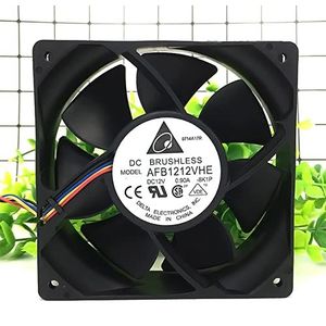 12cm Delta AFB1212VHE DC12V 0.90A 4-wire server chassis cooling fan