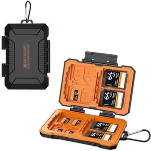 Geheugenkaart Opbergdoos - Waterdicht - Robuuste ABS - Mini Formaat