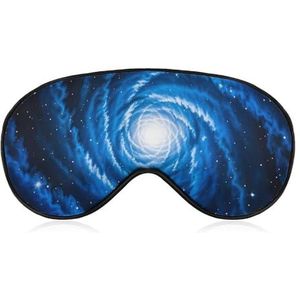 Slaapmasker, blauwe nevel, slaapmasker, oogmasker met verstelbare riem, blinddoek, reizen, oogschaduw, oogmasker, oogbescherming, zachte oogbedekking voor slapen, yoga