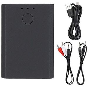 Bluetooth-zender, 2 in 1 3,5 mm Bluetooth-zender en ontvanger 4.2 HIFI Stereo Audio Muziekadapter Ondersteuning 3,5 mm Jack/RCA AUX-aansluiting voor Home Cinema, TV, PC, Home Stereo, etc.