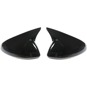 Voor Buick Voor Regal 2017-2020 2021 Auto Achteruitkijkspiegel Zijspiegel Cover Wing Cap Sticker Buitendeur Case Trim Achteruitkijkspiegelafdekking(Glanzend zwart)