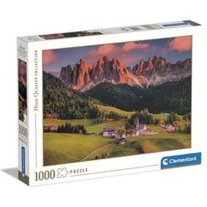 Clementoni Collection-Magical Dolomites-1000 puzzel voor volwassenen, Made in Italy, meerkleurig, 39743