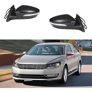 Voor VW Voor Passat Voor CC 2019-2023 9/15 PINS Auto Buitendeur Achteruitkijkspiegelconstructies Auto Vouwen Side Achteruitkijkspiegel Montage(13pin Right Black 8)