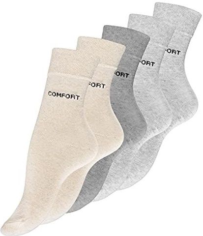 Cotton Prime Sokken  beige / grijs / donkergrijs