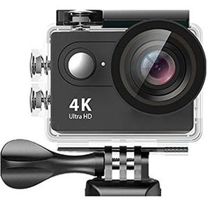 H9 / H9R Action Camera Ultra HD 4K / 30fps WiFi 2.0"" 170D onderwater waterdichte Cam Helm Sport pro Camera F11.10C (Bundle : Standard, Color : Gray)