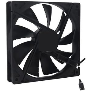 140mm Mute Koelventilator 14cm T1402512M-3M 140X25mm DC 12V 0.30A (0.18A) 1200RPM Ventilatoren 3-pins Voeding voor EVGA