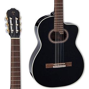 Takamine GC6CEB Black Gloss - 4/4 Klassieke gitaar