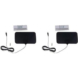 1/2/4PCS Miles Range Antenne Digitale Beeld Geluidskwaliteit Binnen HDTV 1080P 4K Kanaal Versterker TV Bredere dekking(Style A 2pcs)