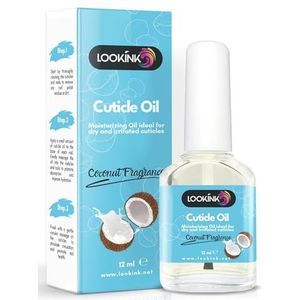 Cuticle Oil for Nails 12 ml - Nagelriemolie Hydrating and Nourishing Coconut Fragrance Cuticle Oil for Perfect Hands and Feet - Cuticle Softener for Professional Nail Care (KOKOSNOOT)