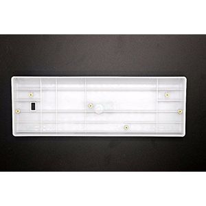 Mini Toetsenbord GH60 plastic Case voor 60% Mechanische Gaming Toetsenbord Compatibel Poker2 Pok3r Faceu 60 plastic shell (Melk Wit)