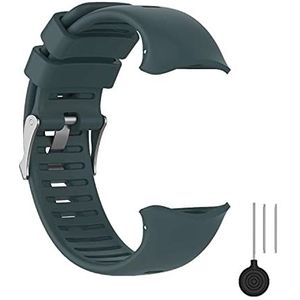 Meiruo 22mm Siliconen Horlogebanden Bandje Armband voor Polar Vantage V (Leisteen)