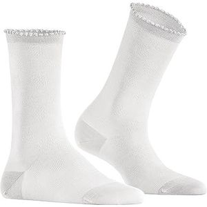 FALKE Dames Sokken Bold Dot W SO Katoen eenkleurig 1 Paar, Wit (White 2000), 35-38