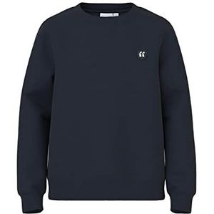 NAME IT Jongens sweatshirt ronde hals NMMVIMO LS Sweat BRU, maat: 116, kleur: Dark Sapphire, Dark Sapphire, 116