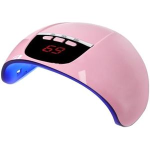 UV LED Nagellaklamp Gel 48/54W Droger 3 Timer Nagellak Uithardingslamp(MJ73-10-Pink)
