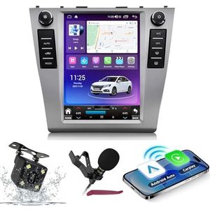 Android 14 Autoradio Navi voor T-oyota Camry (2008-2012) 9.7 ""Verticale scherm multimediaspeler met draadloze carplay GPS-navigatie Bluetooth 5.0 HIFI FM-radio 5G-WiFi SWC,M600s