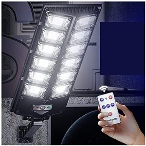 Zonne-straatverlichting, LED Super Bright Outdoor Solar Lamp Waterdicht Ultra Brede Verlichting Straatlantaarn Menselijke Inductie Bewegingssensor Yard Wandlampen
