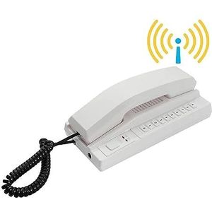 Draadloze intercoms, 433 MHz Draadloze Handsets Audio Intercom Systeem Bellen Walkie-talkie Two Way Telefoon Intercom for Kantoor Hotel Fabriek Thuis(1 piece)