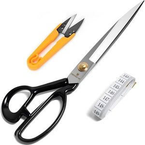Stof schaar 25,4cm leer knipschaar voor het snijden van stoffen professionele ultra scherpe naaien schaar kleermaker schaar stof knippen schaar kleermaker schaar