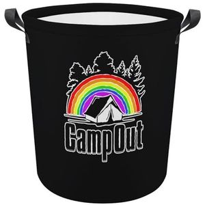 Regenboog Travel Camp Out Wasmand Opvouwbare Waszak Grote Opbergmanden met Duurzaam Handvat