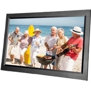 15,6 Inch Ingebouwde 32GB WiFi Groot Touchscreen Ips-scherm Digitale Fotolijst 1920 * 1080 APP Bewegingssensor Eenvoudig Delen Momenten(15.6inch-Black)